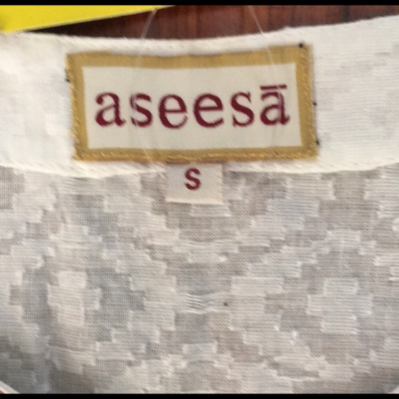 Aseesa Boho Aztec Print Belted Dress or Tunic - Picture 5 of 7